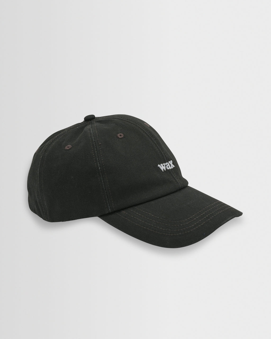 Spencer - Washed Black Cotton Sports Cap