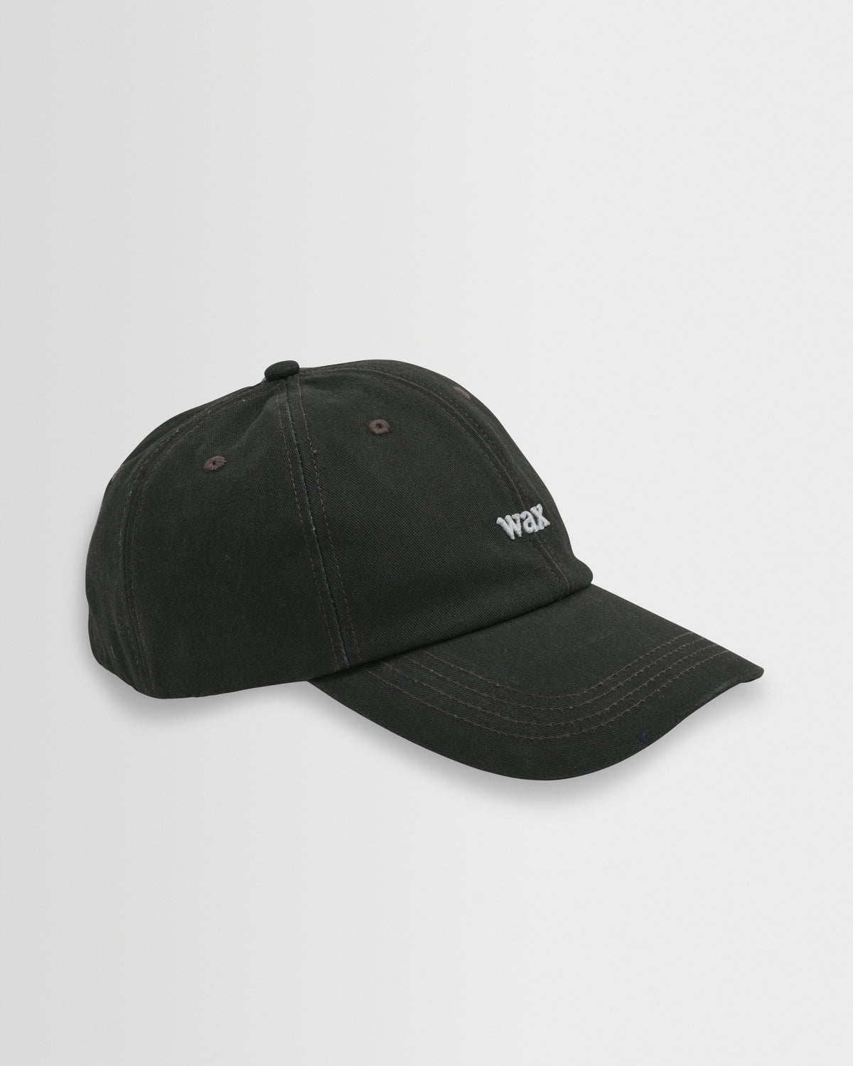 Spencer - Washed Black Cotton Sports Cap