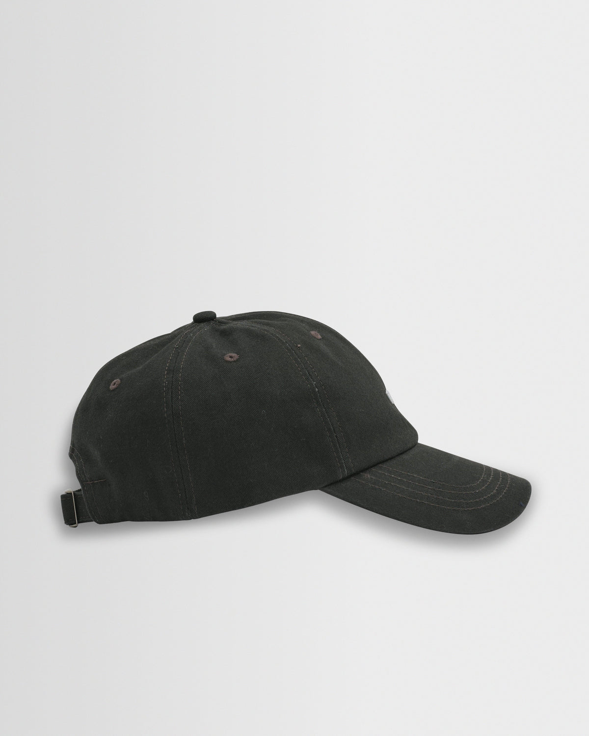 Spencer - Washed Black Cotton Sports Cap