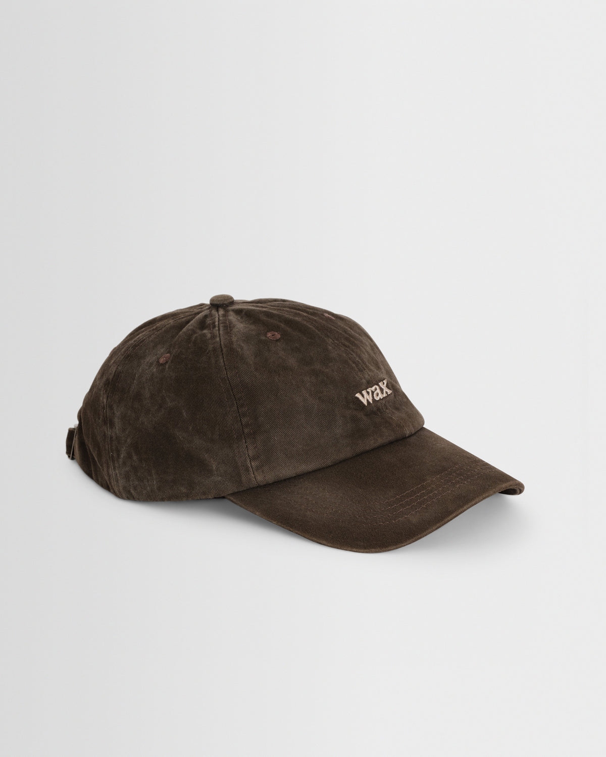 Spencer - Washed Brown Heavy Cotton Twill Sports Cap