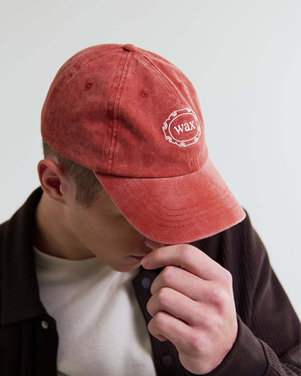 Spencer - Washed Rust Heavy Cotton Twill Sports Cap