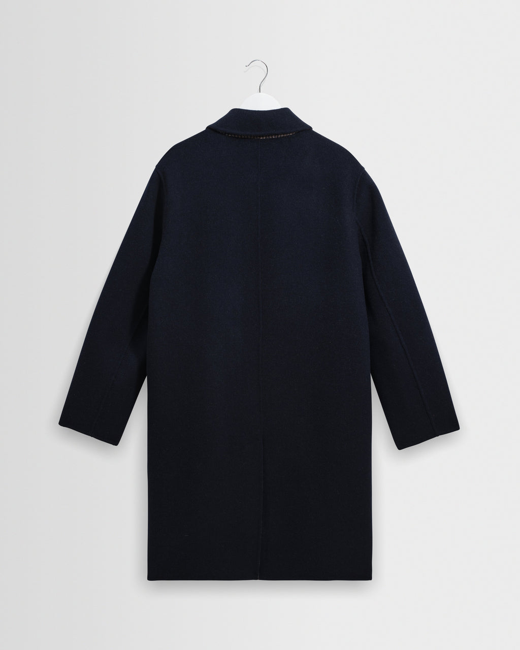 Stan - Navy Double Face Car Coat