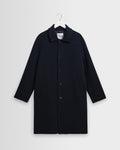 Stan - Navy Double Face Car Coat