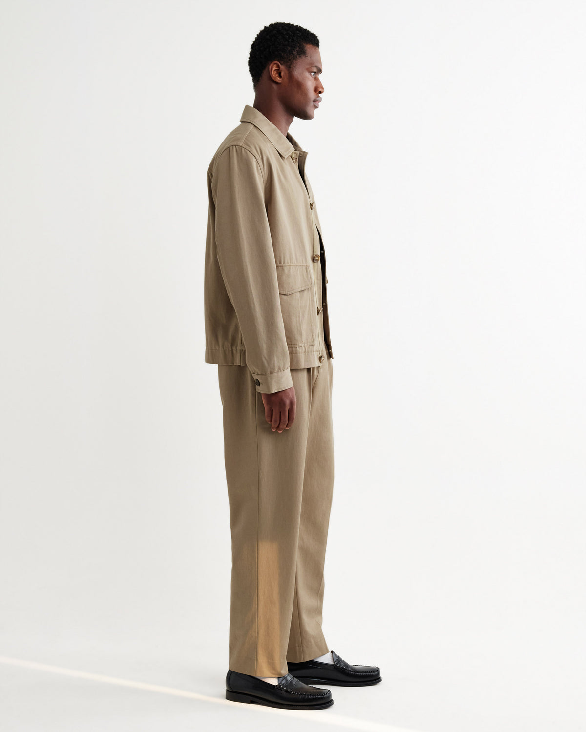 Strand - Beige Cotton Tencel Twill Jacket