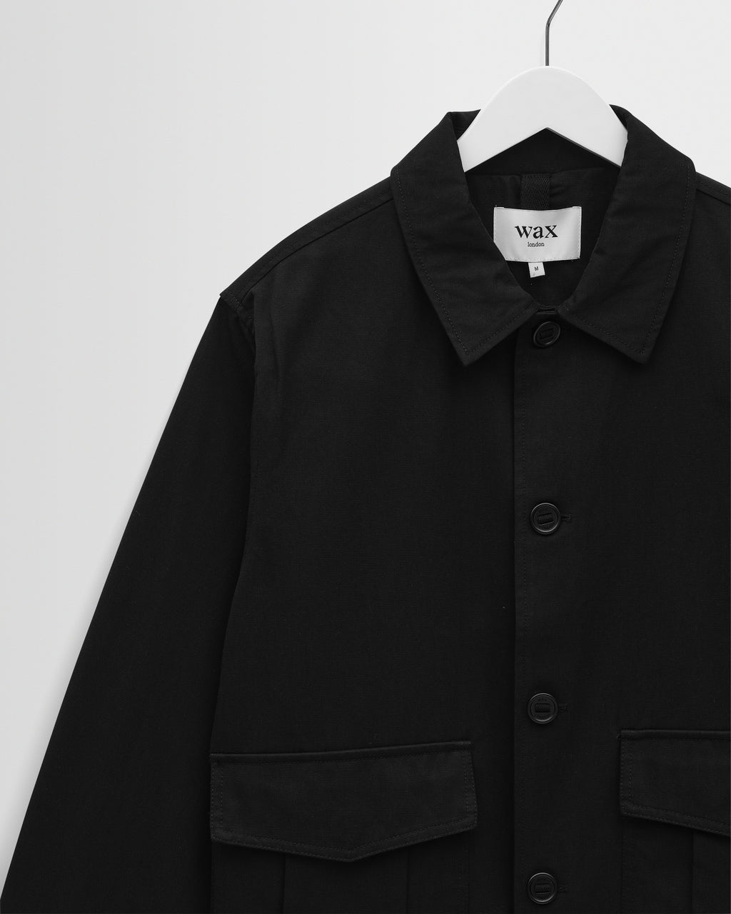 Strand - Black Cotton Tencel Twill Jacket