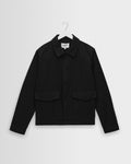 Strand - Black Cotton Tencel Twill Jacket