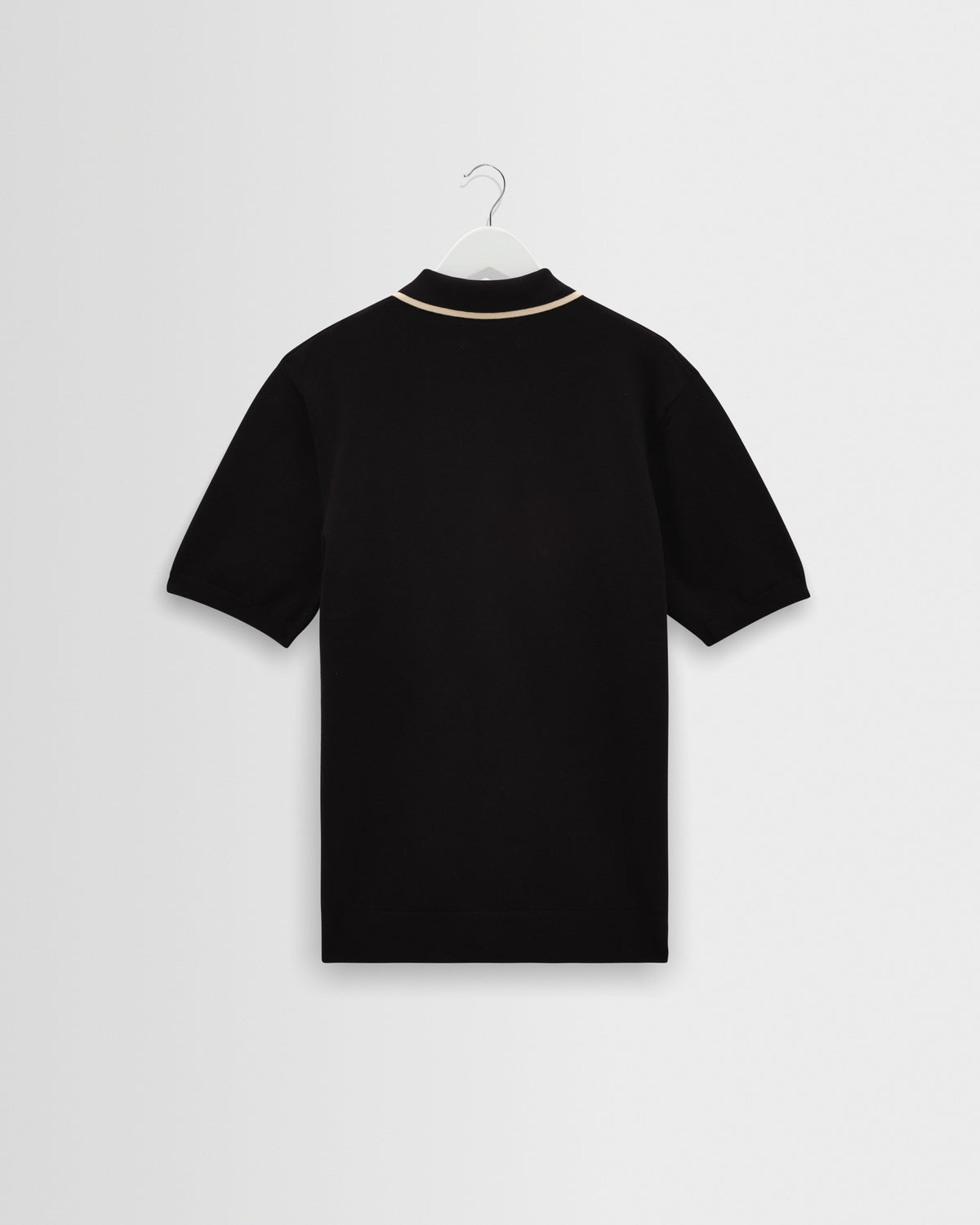 Tellaro - Black And Ecru Retro Embroidered Shirt