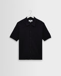Tellaro - Navy Flower Jacquard Shirt