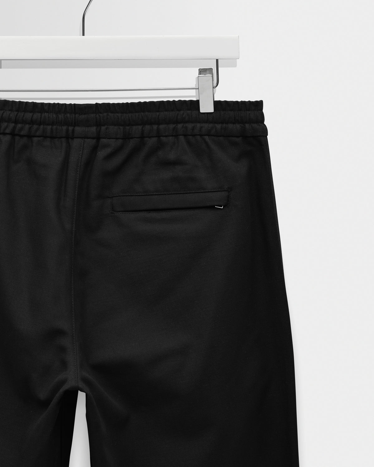 Tyne - Black Cotton Tencel Loose Fit Trousers