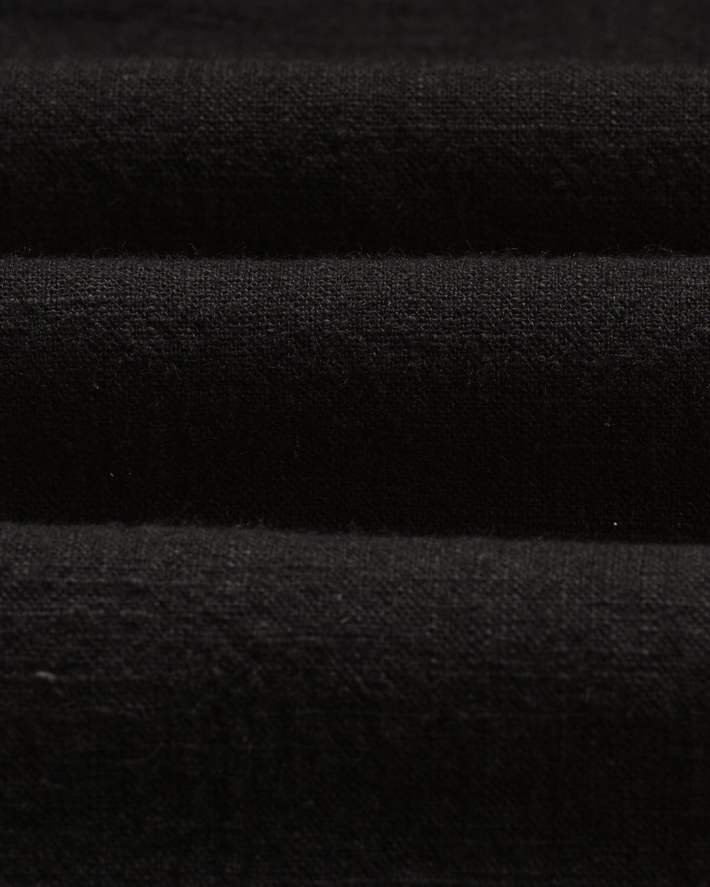 Tyne - Black Cotton Tencel Loose Fit Trousers