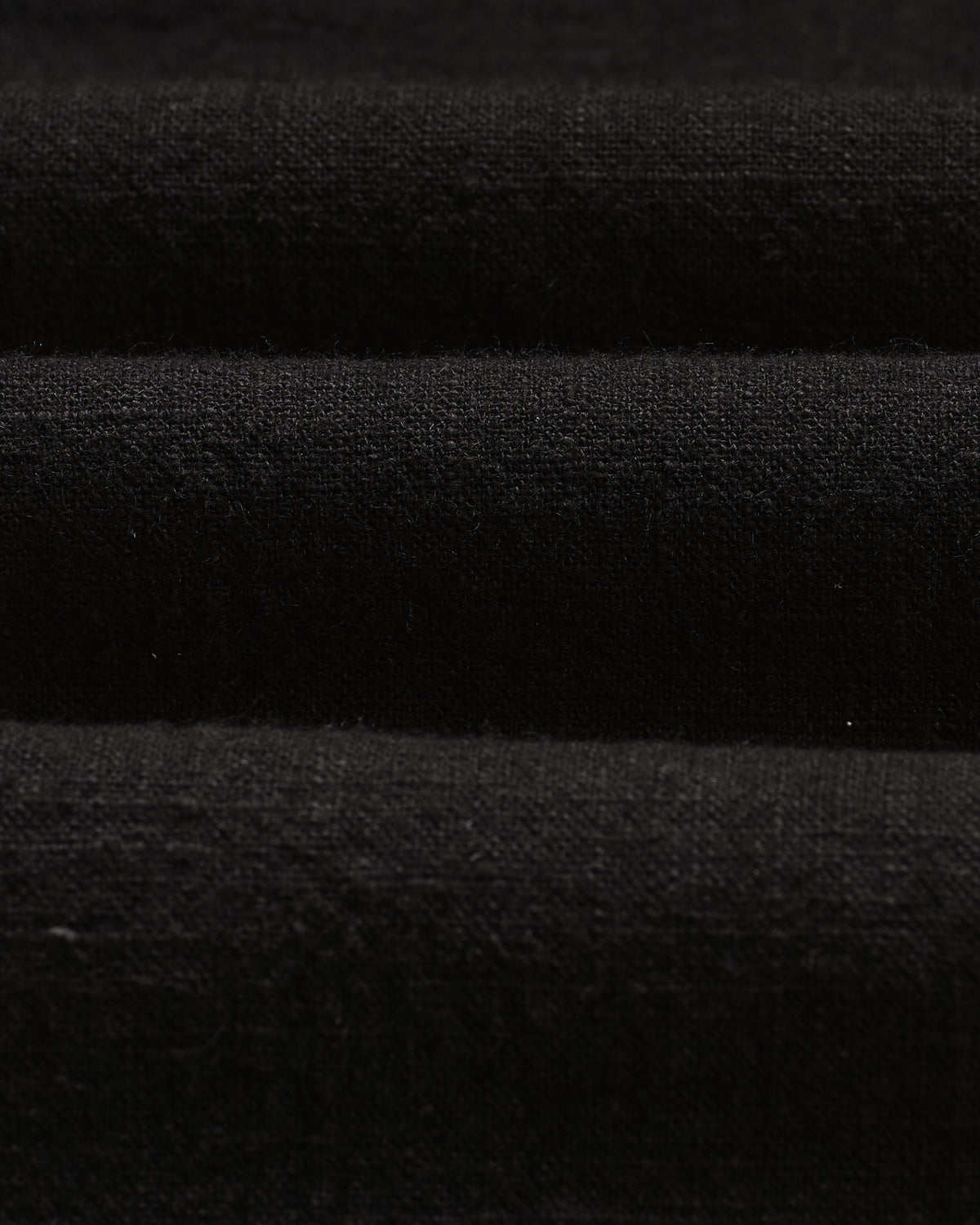 Tyne - Black Cotton Tencel Loose Fit Trousers