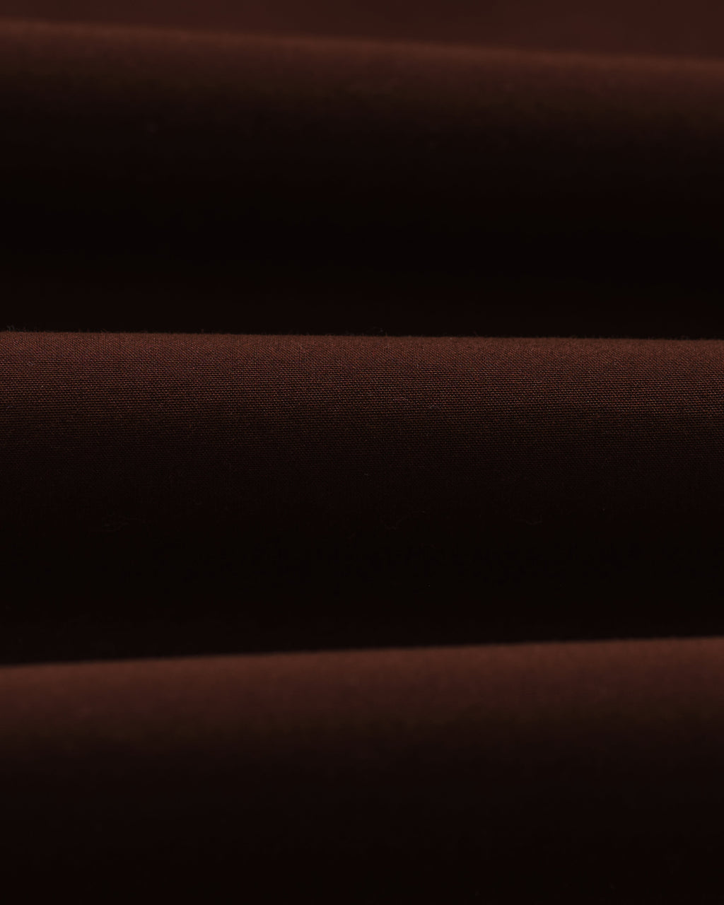Tyne - Dark Brown Cotton Poplin Loose Fit Trousers