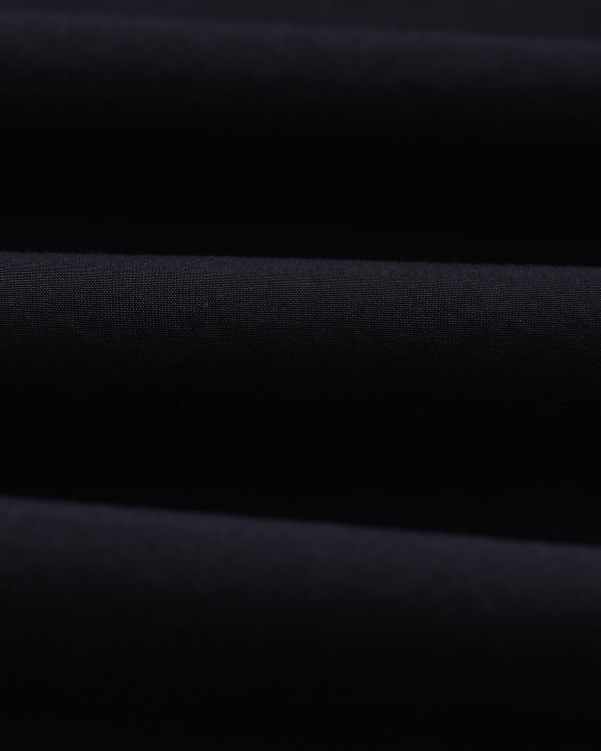 Tyne - Navy Cotton Poplin Loose Fit Trousers
