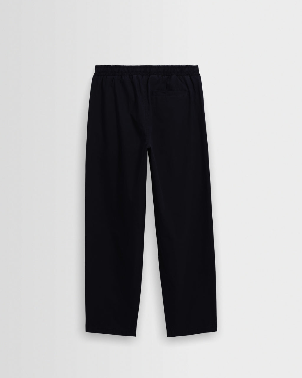 Tyne - Navy Cotton Poplin Loose Fit Trousers