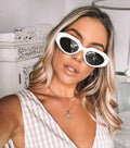 Jaxx White Sunglasses | Women's White Frame Sunglasses