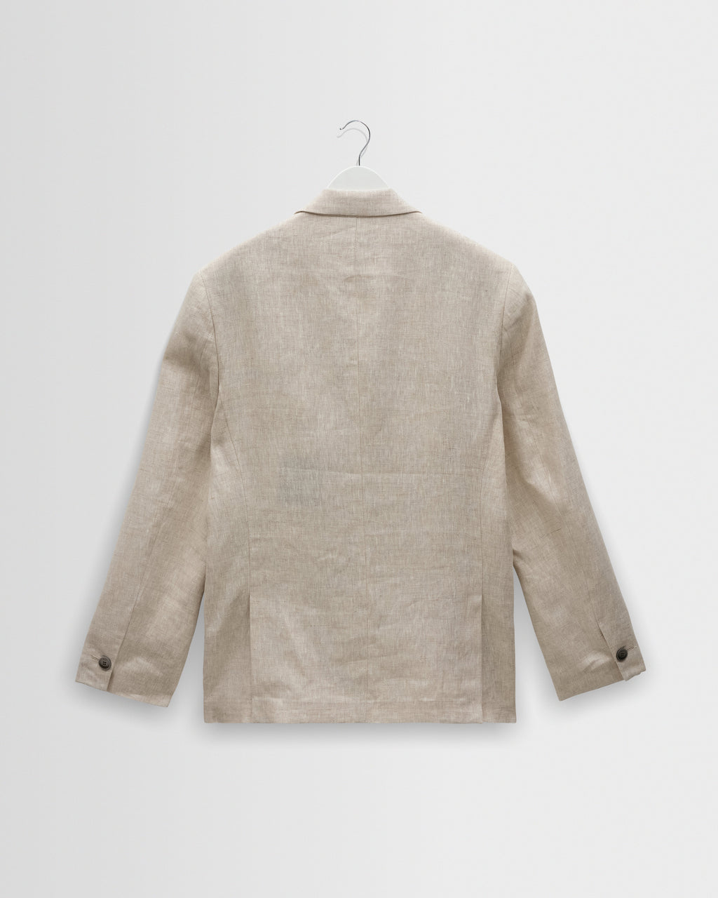 Vigo - Natural Linen Double-Breasted Blazer