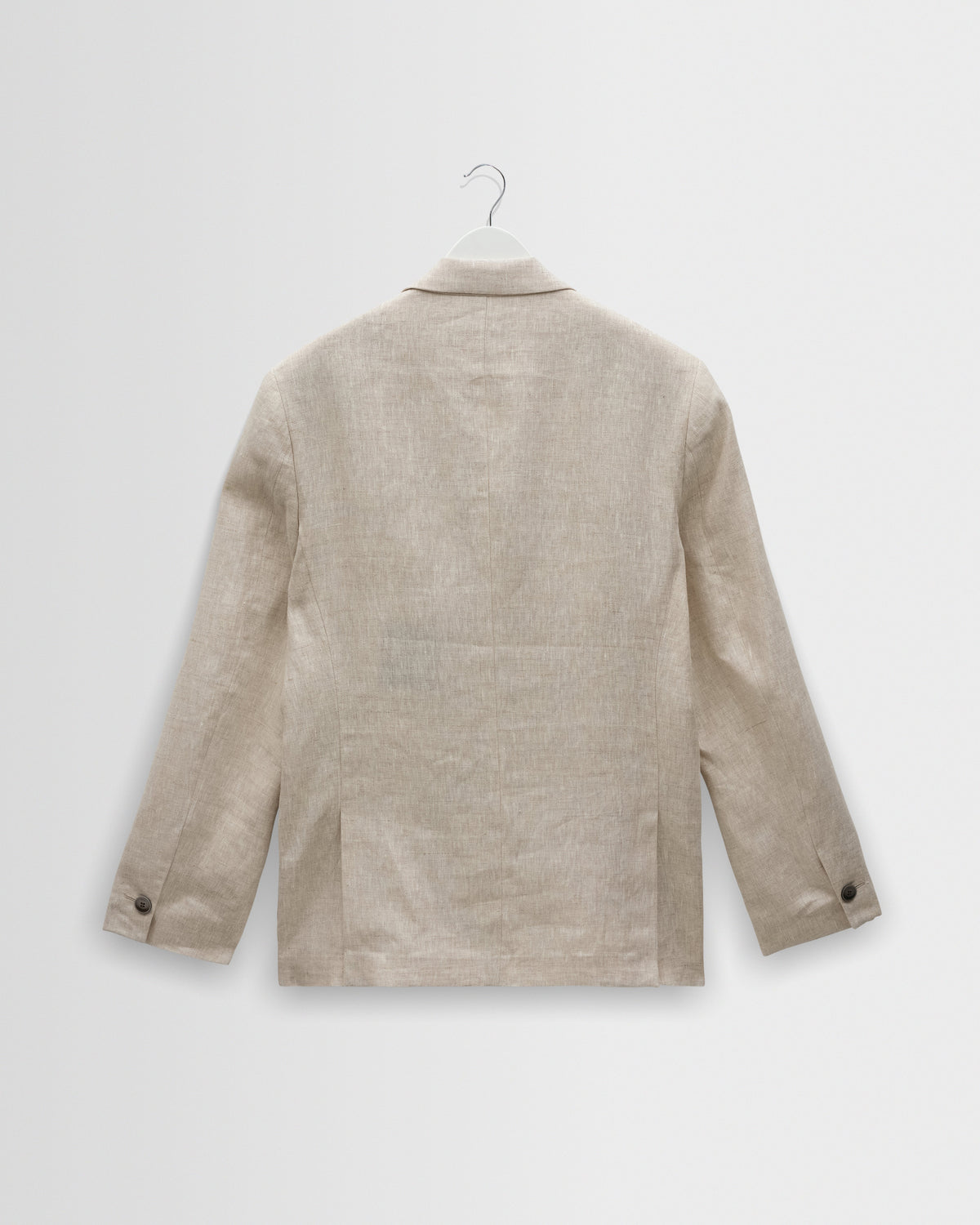 Vigo - Natural Linen Double-Breasted Blazer