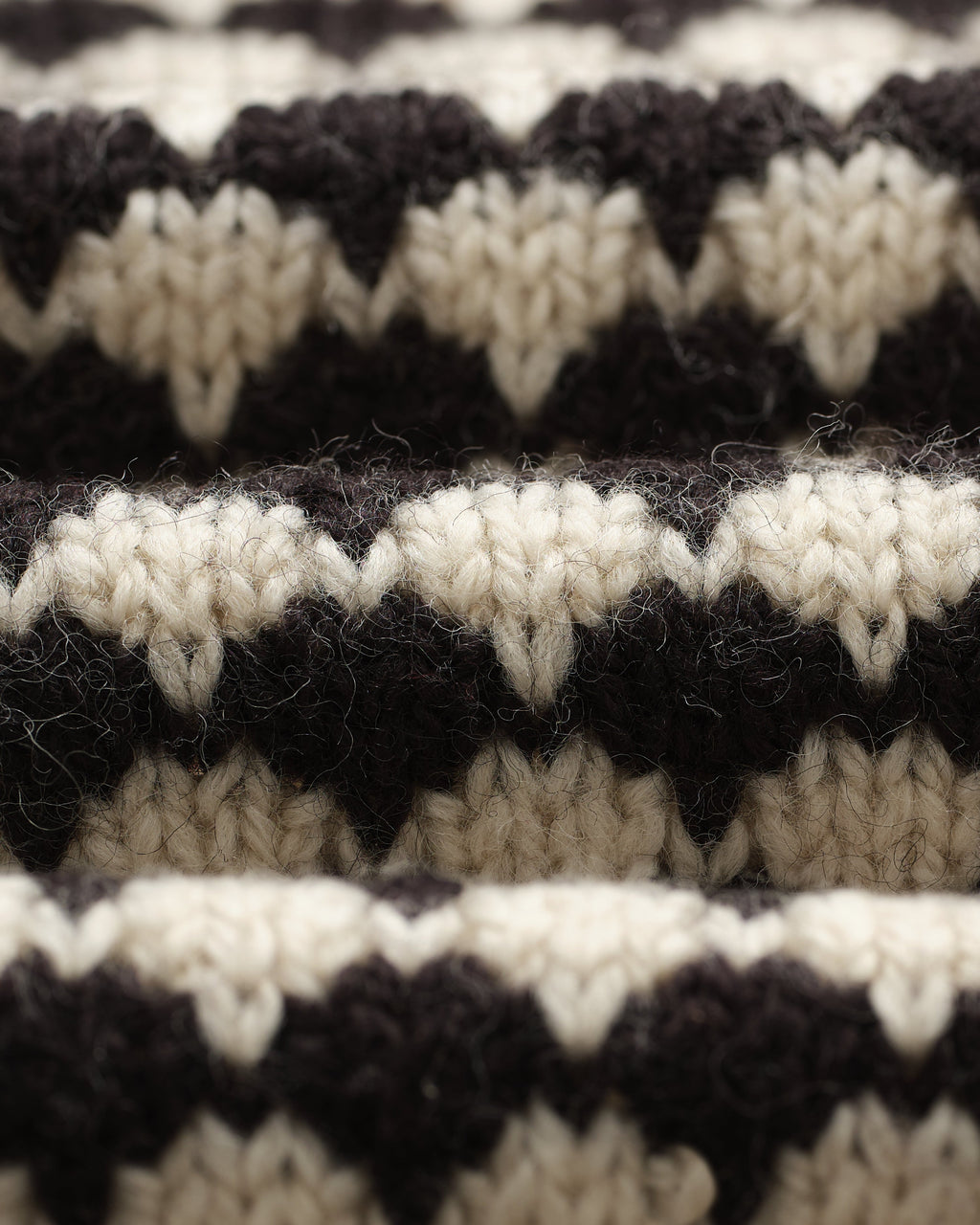 Walker - Black And Ecru Bubble Knit Cardigan