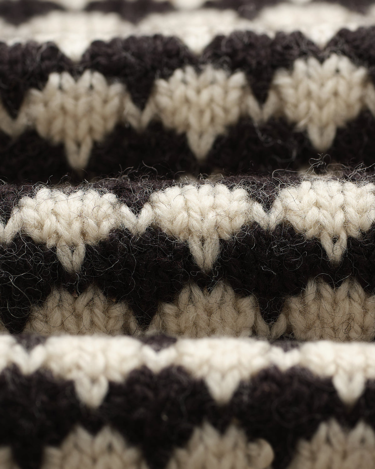 Walker - Black And Ecru Bubble Knit Cardigan