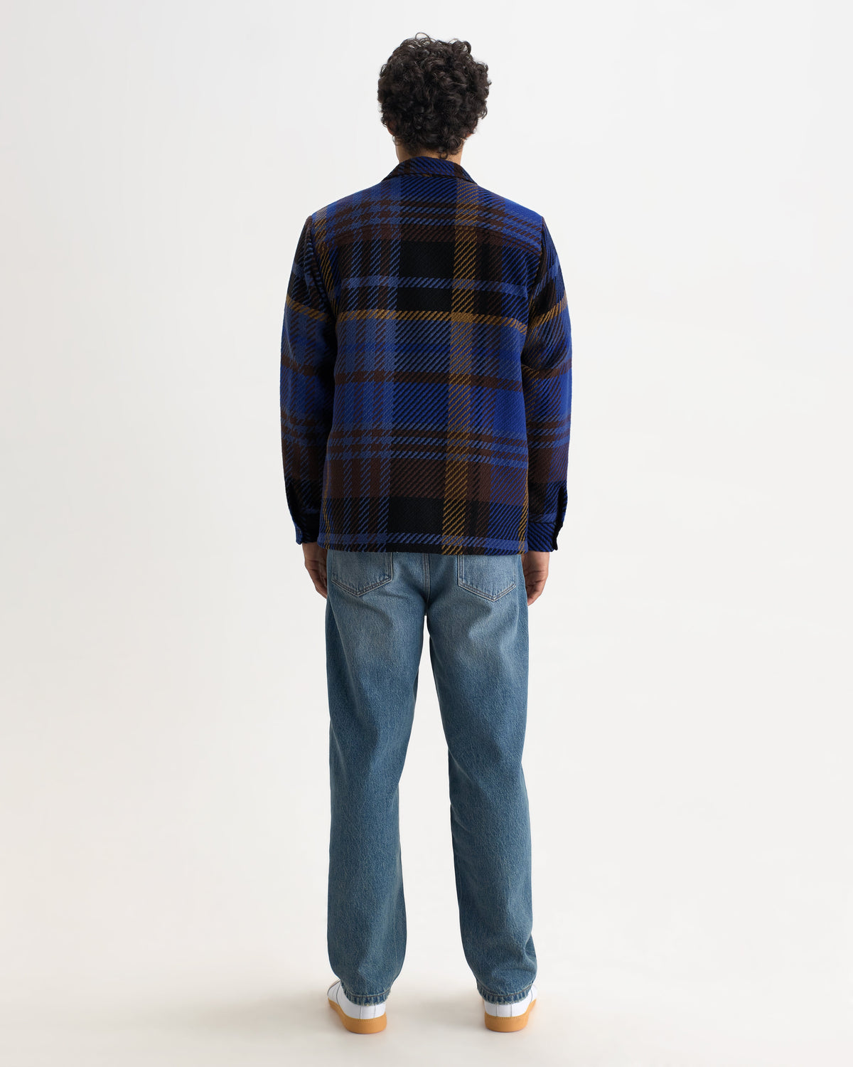 Whiting - Blue And Brown Bold Check Overshirt