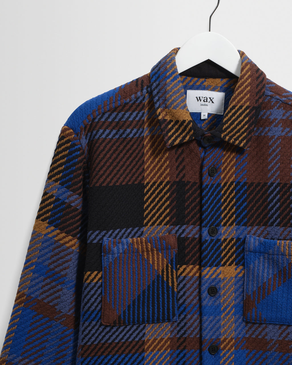 Whiting - Blue And Brown Bold Check Overshirt