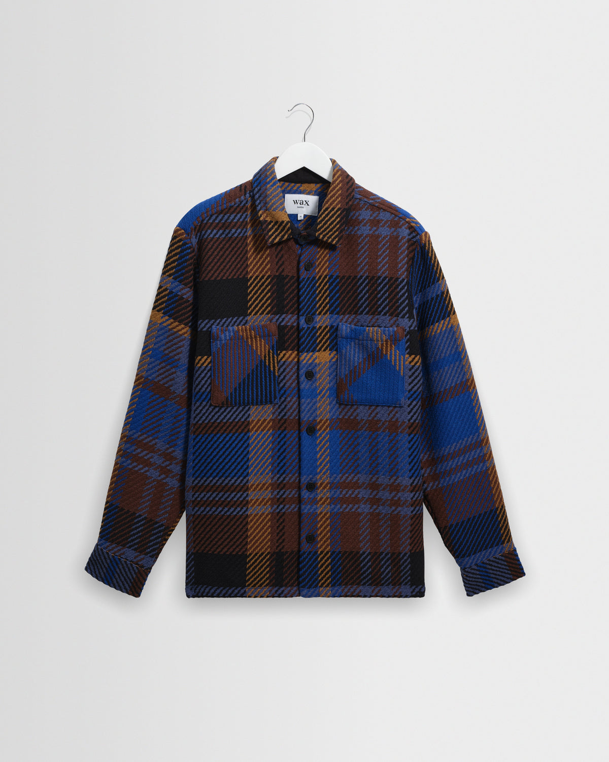 Whiting - Blue And Brown Bold Check Overshirt