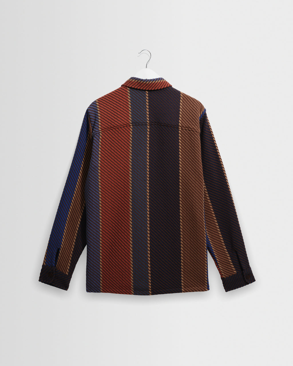 Whiting - Blue And Brown Walter Stripe Overshirt