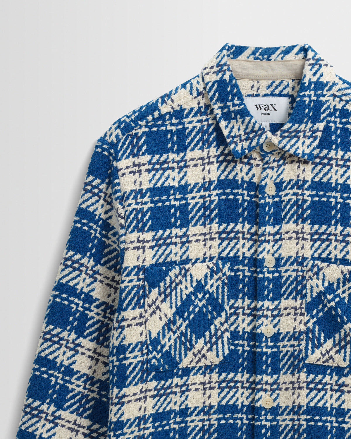 Whiting - Blue And Ecru Oran Check Overshirt