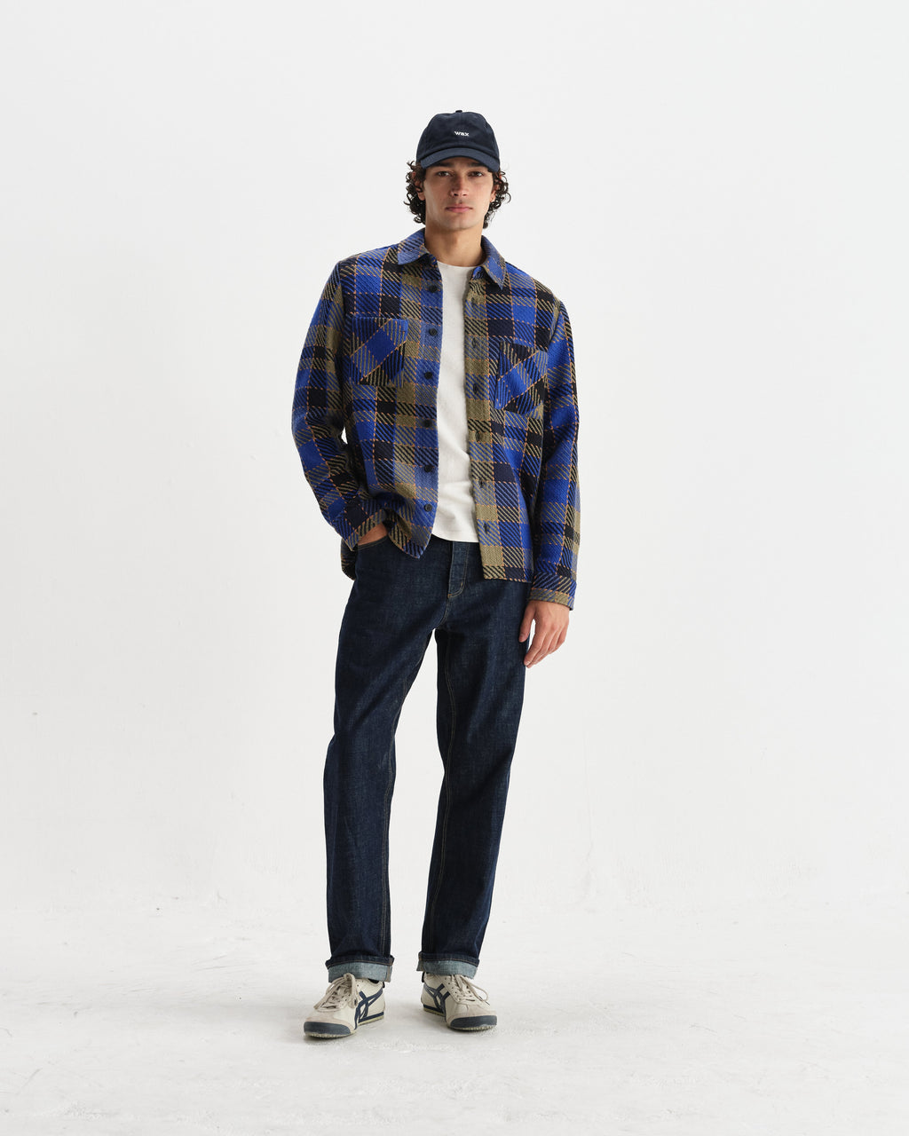 Whiting - Blue And Khaki Pike Check Overshirt