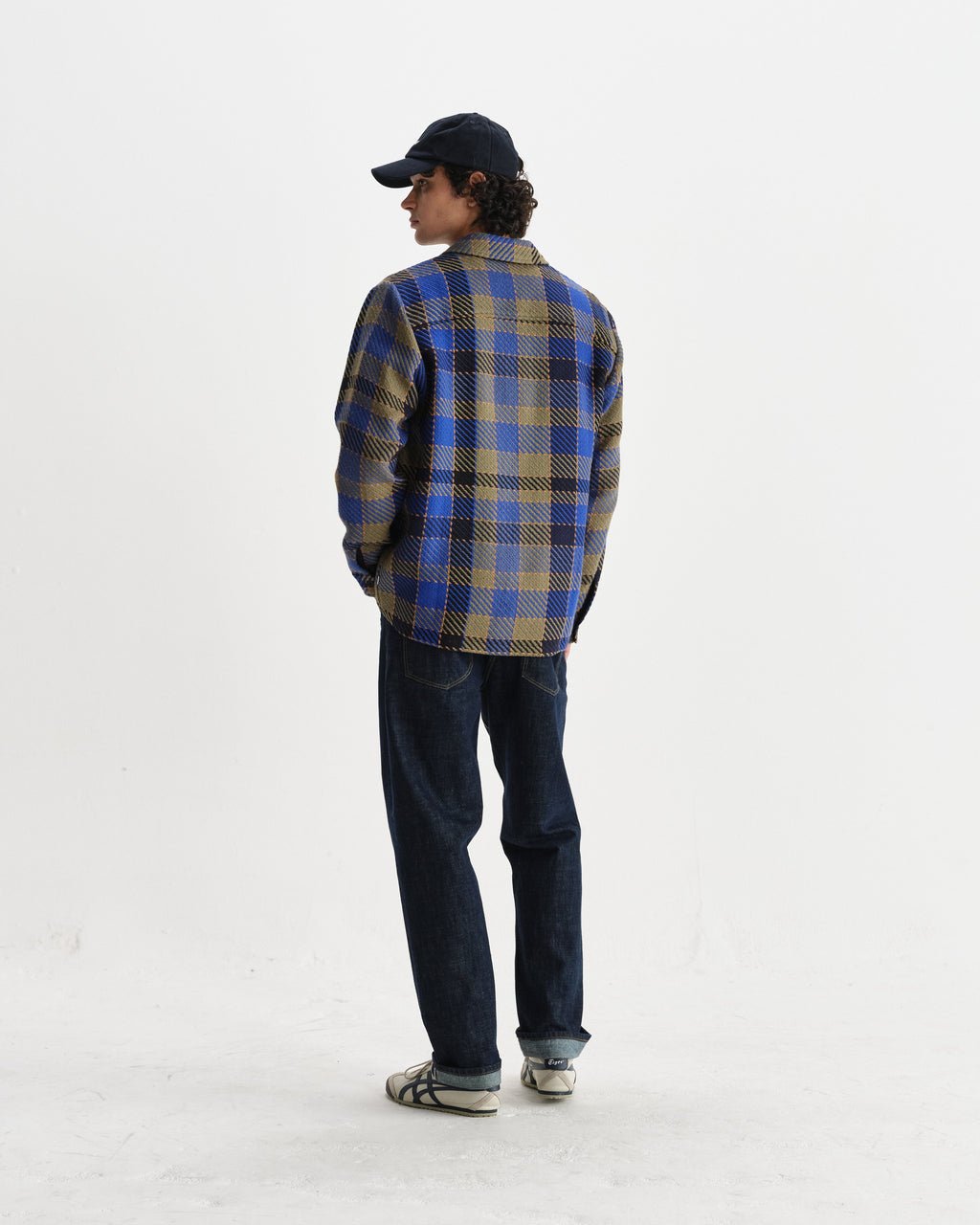 Whiting - Blue And Khaki Pike Check Overshirt