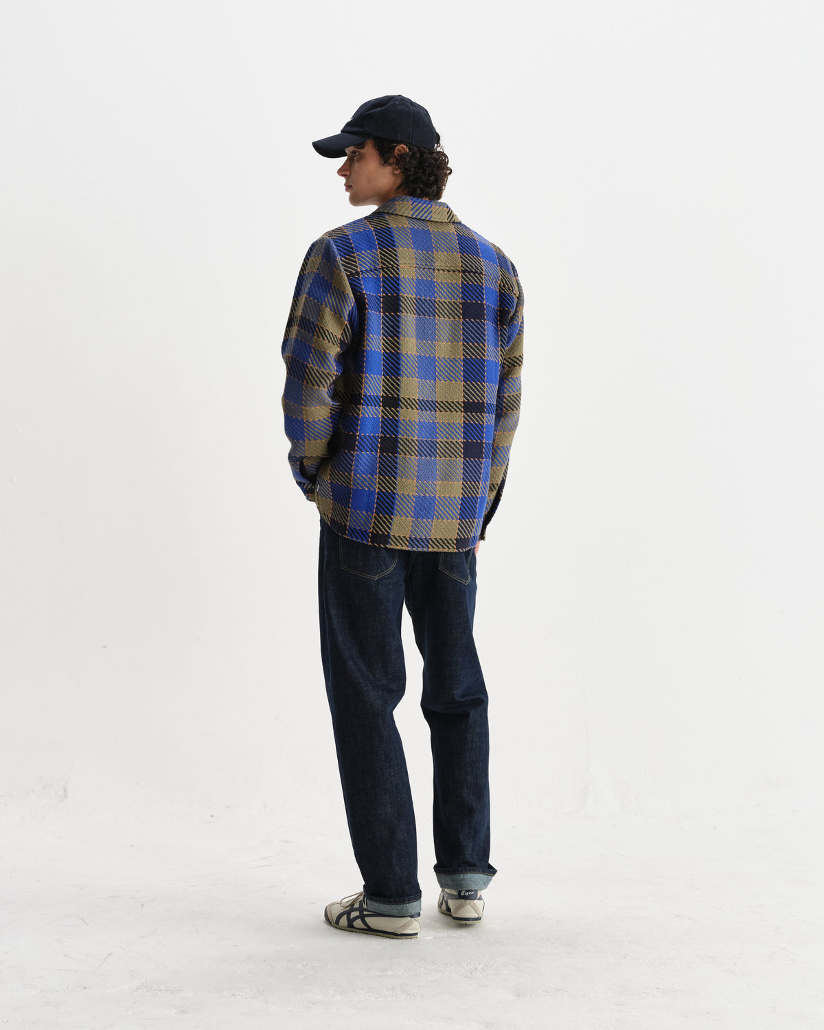 Whiting - Blue And Khaki Pike Check Overshirt