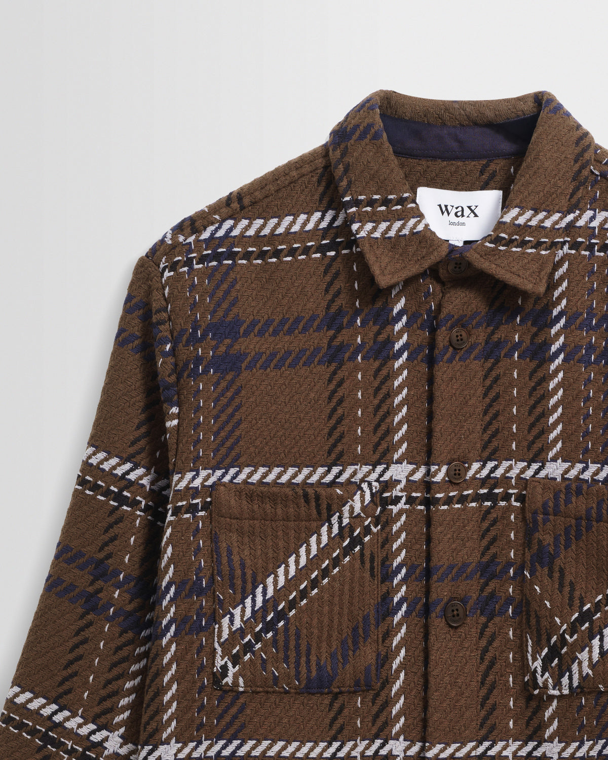 Whiting - Brown And Blue Moon Check Overshirt