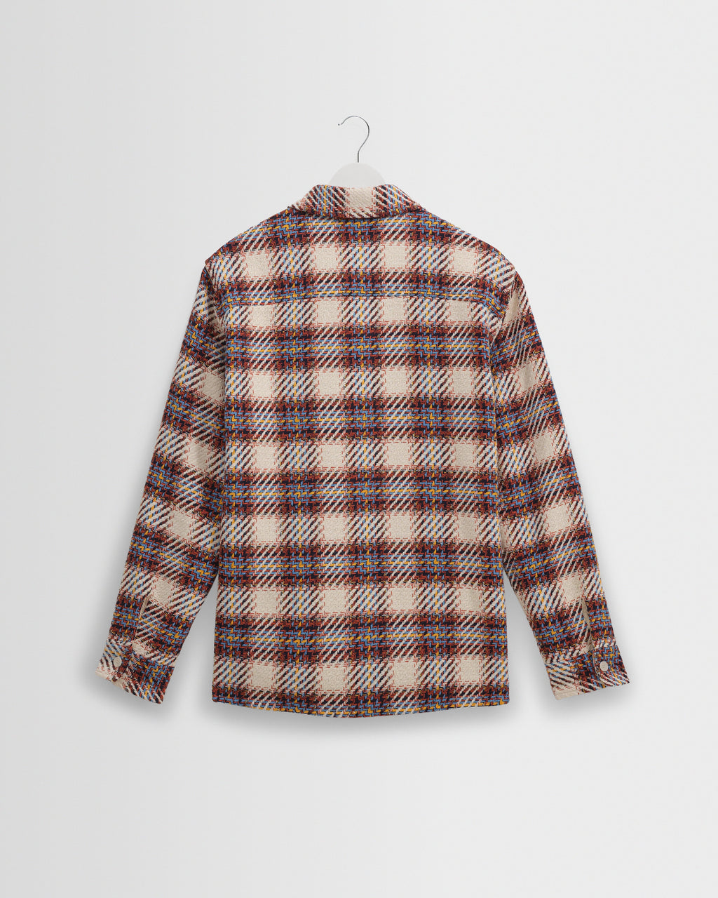 Whiting - Ecru And Multicolour Hutton Check Overshirt