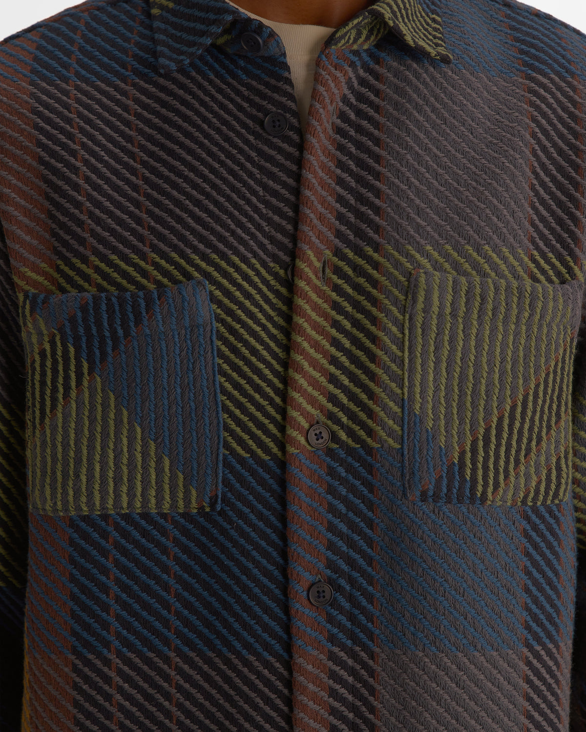 Whiting - Green And Brown Tempo Check Overshirt