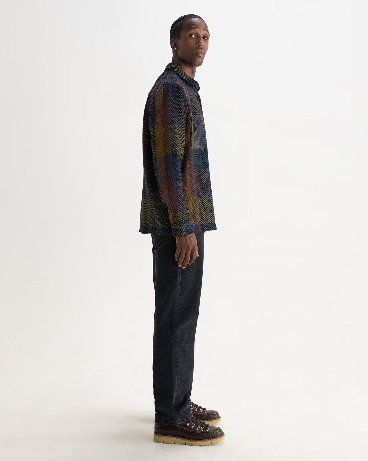 Whiting - Green And Brown Tempo Check Overshirt