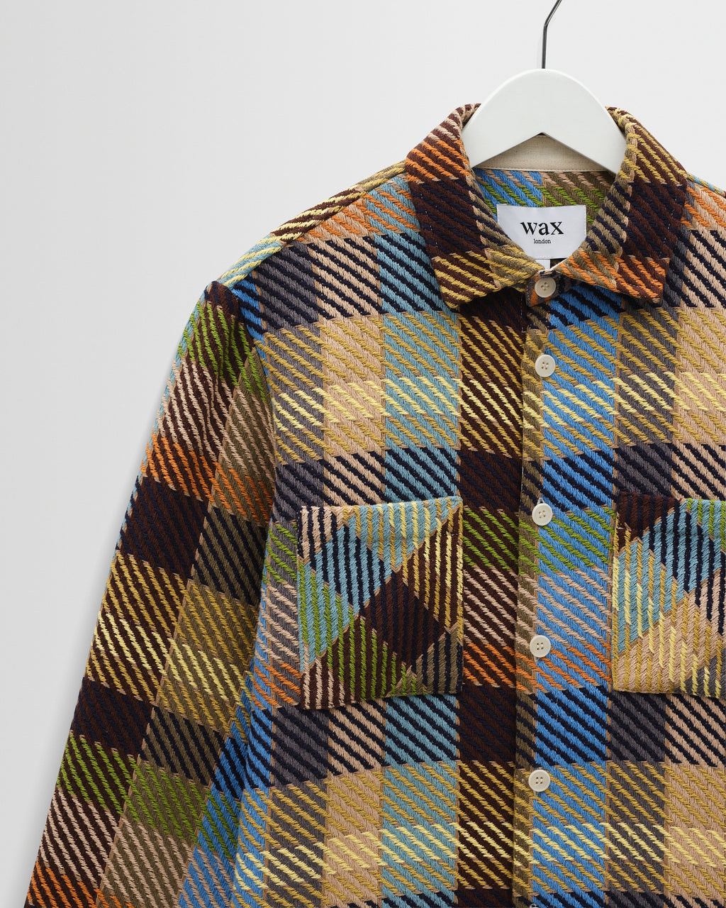 Whiting - Khaki And Multicolour Pike Check Overshirt