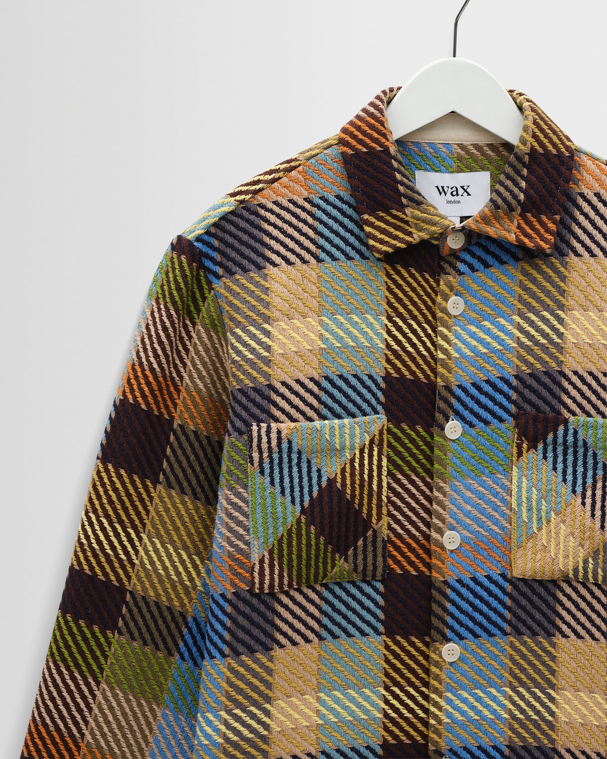 Whiting - Khaki And Multicolour Pike Check Overshirt