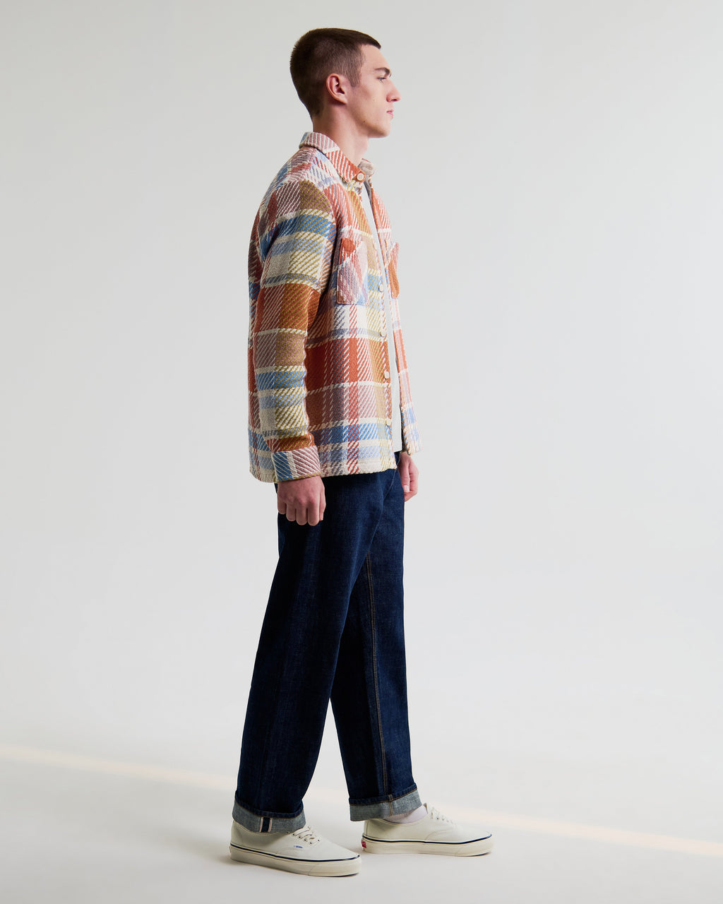 Whiting - Multicolour Pastel Bude Check Overshirt