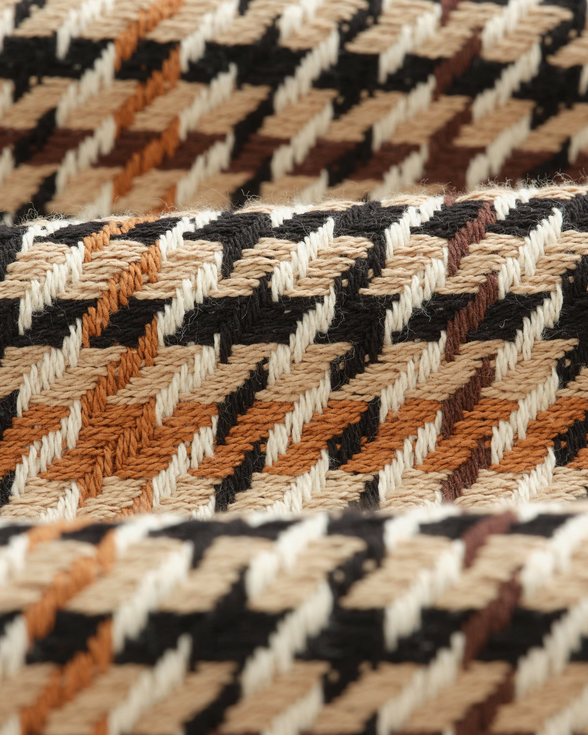 Whiting - Natural Houndstooth-Weave Overshirt