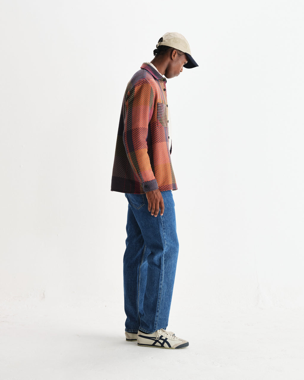 Whiting - Orange And Multicolour Tempo Check Overshirt