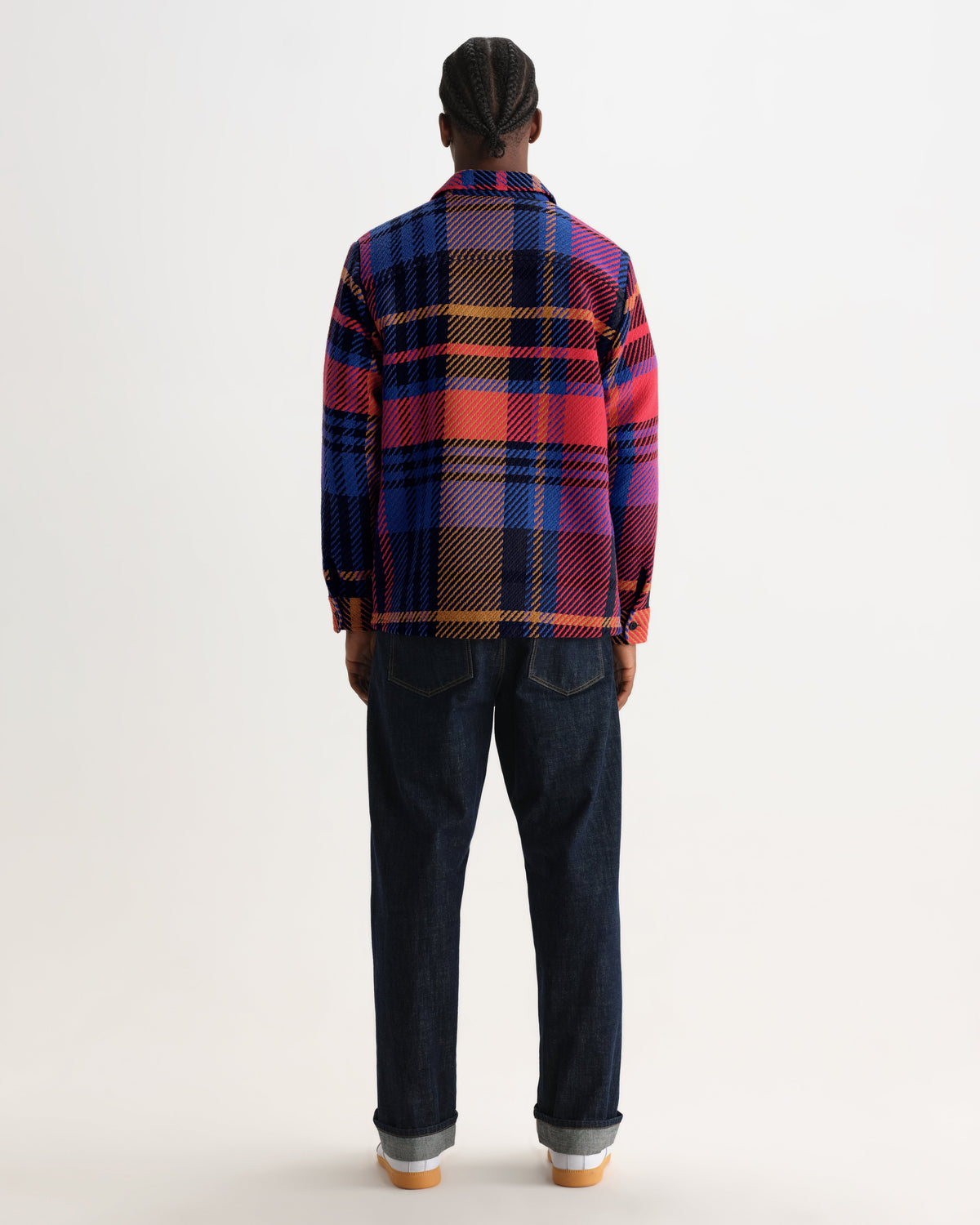Whiting - Purple And Red Bold Check Overshirt