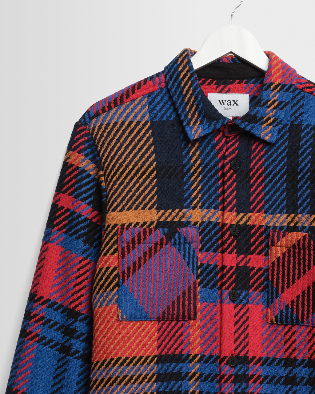 Whiting - Purple And Red Bold Check Overshirt