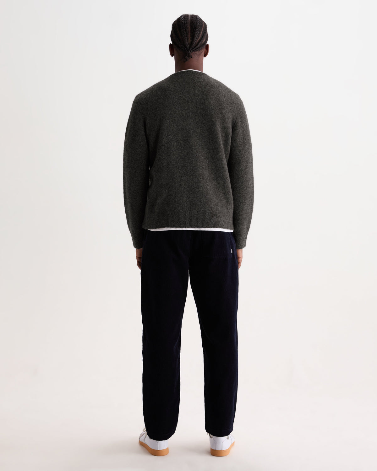 Wilde - Charcoal Fluffy Wool Crewneck