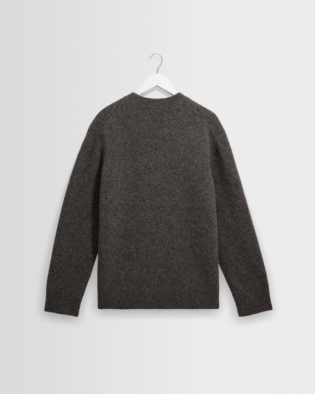 Wilde - Charcoal Fluffy Wool Crewneck