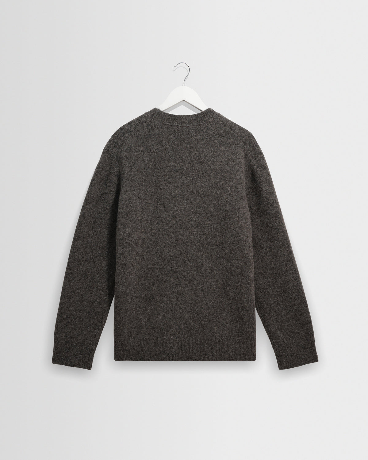 Wilde - Charcoal Fluffy Wool Crewneck