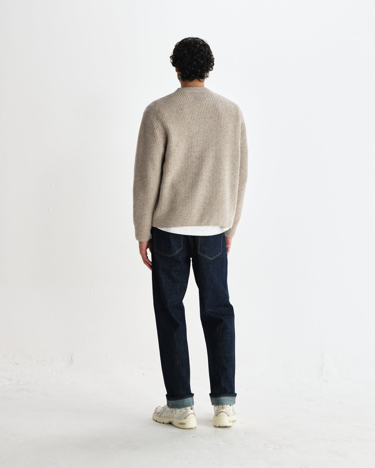 Wilde - Natural Donegal Wool Crewneck