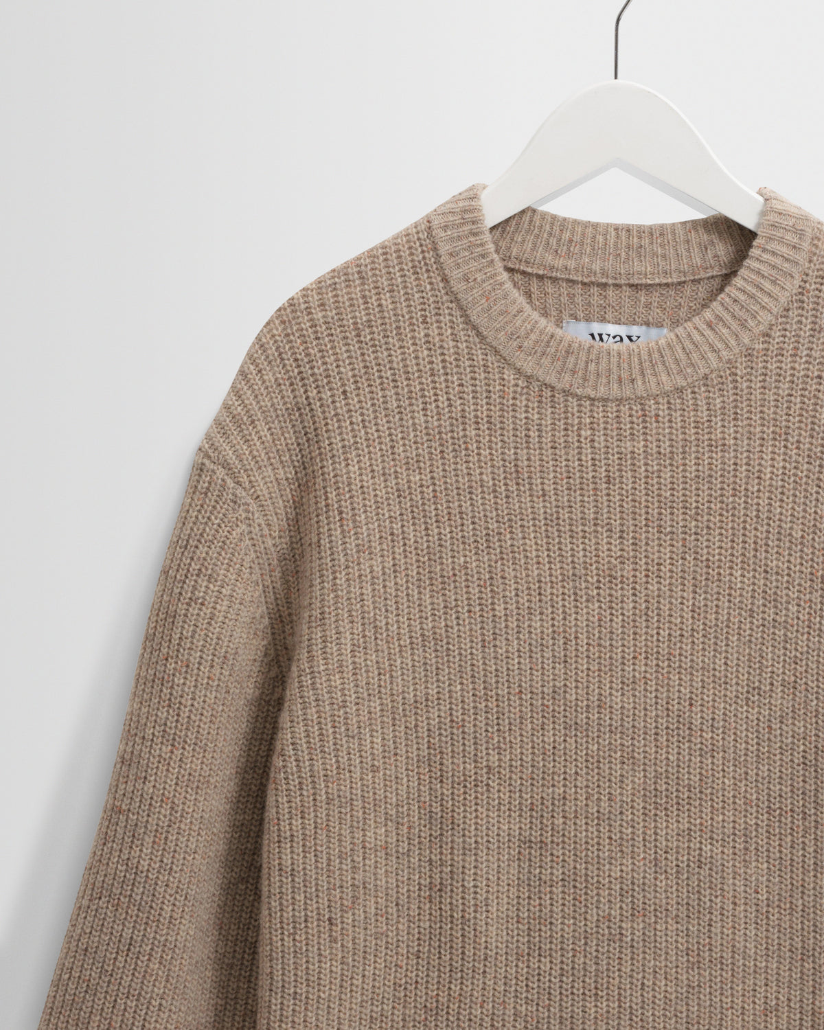 Wilde - Natural Donegal Wool Crewneck
