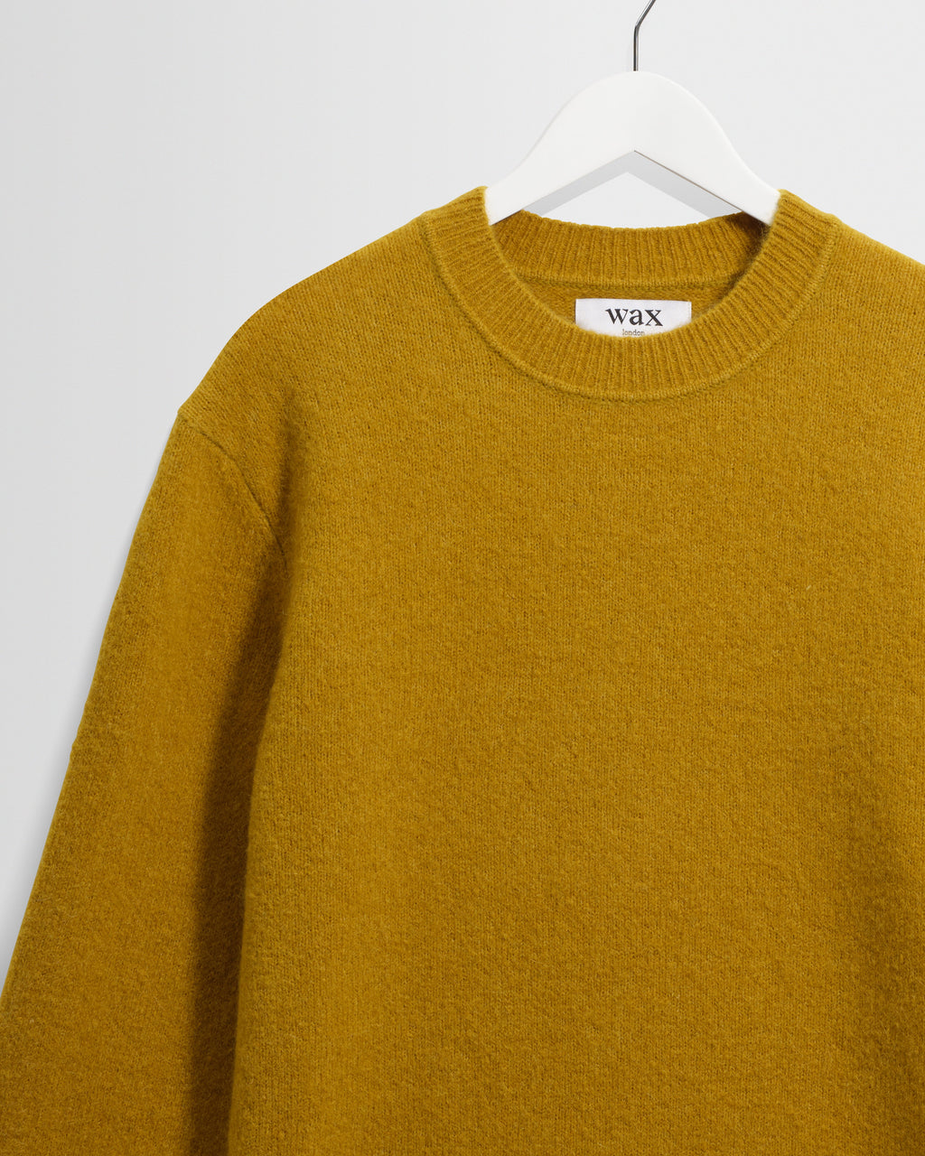Wilde - Olive Fluffy Wool Crewneck