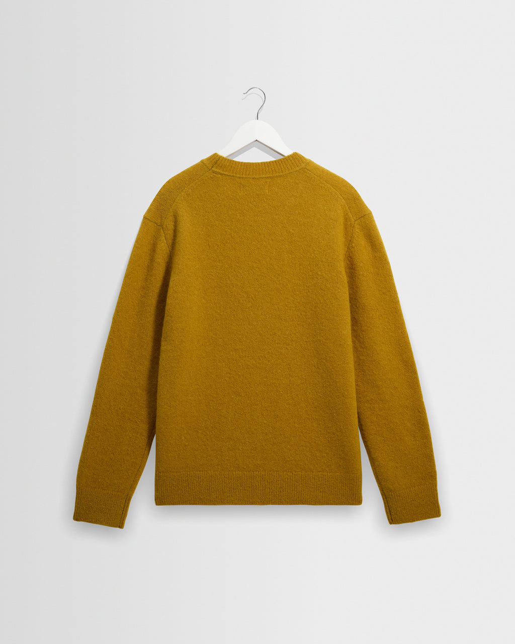 Wilde - Olive Fluffy Wool Crewneck