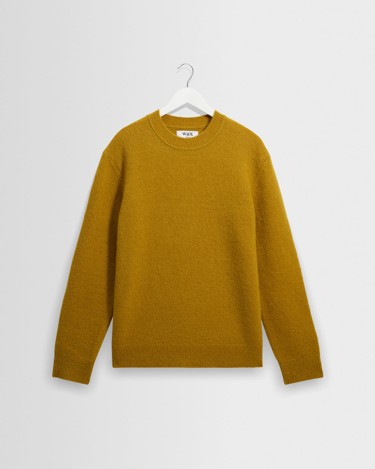 Wilde - Olive Fluffy Wool Crewneck